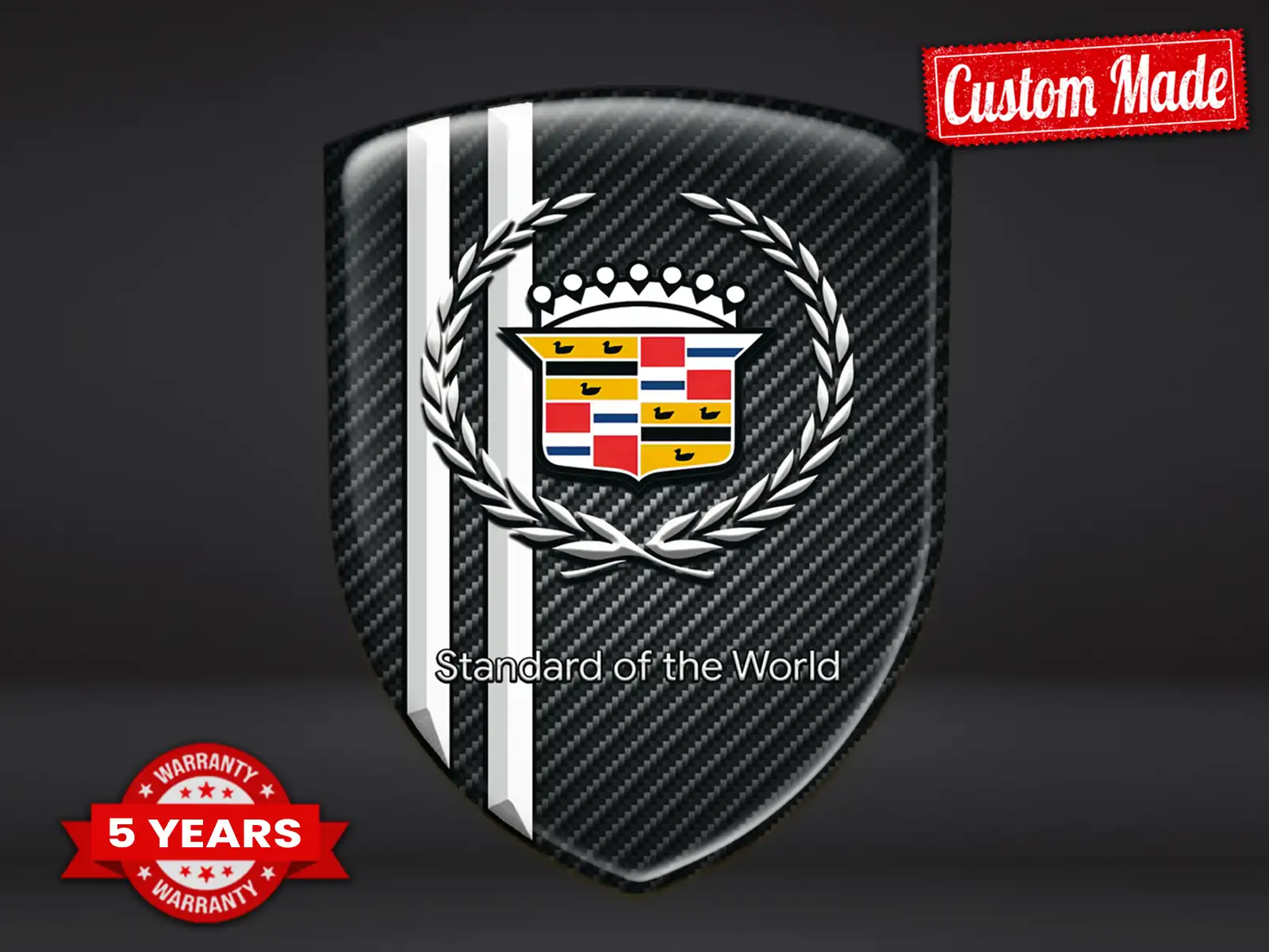 Cadillac Heckscheibensticker Luxus Stilvoll Auto ST